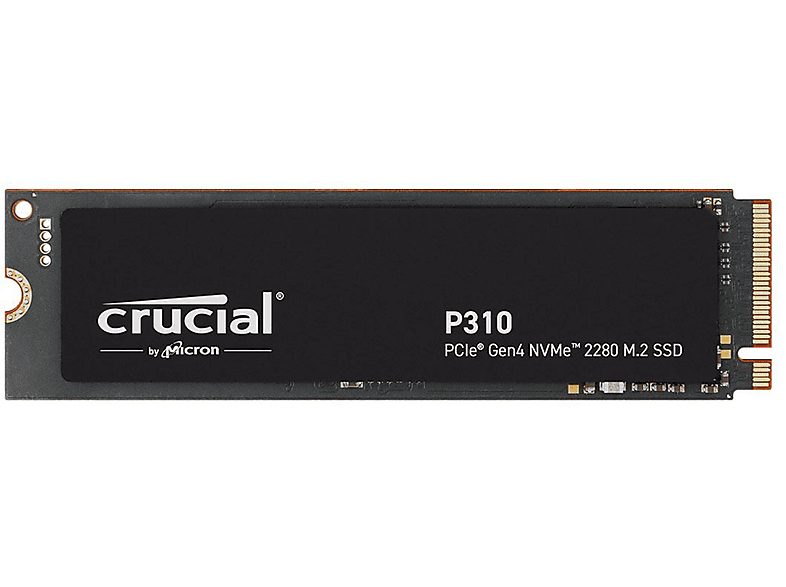 Disco duro SSD interno 1 TB - CRUCIAL P310 NVMe, Interno, Negro