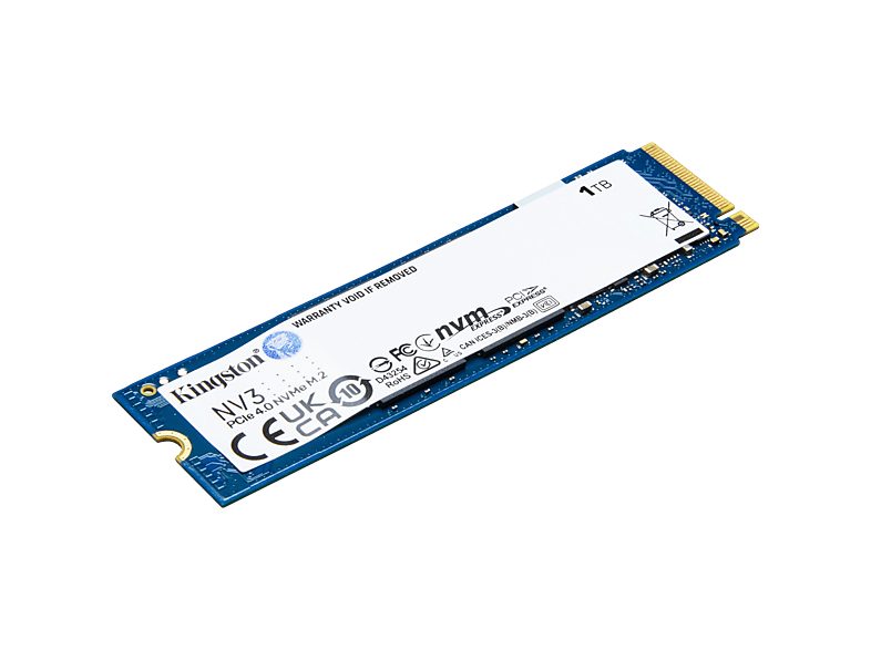 Disco duro SSD interno 1 TB - KINGSTON Disco SSD Kingston NV3 1TB/ M.2 2280 PCIe NVMe, Interno