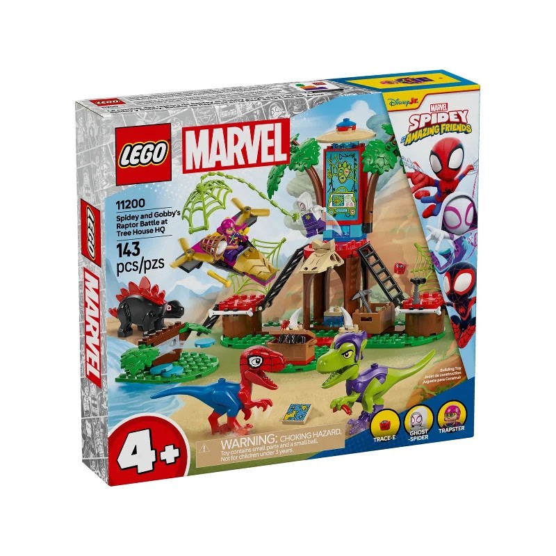 LEGO 11200 Spidey y Gobby: Batalla de Raptores en la Base de la Casa del Árbol