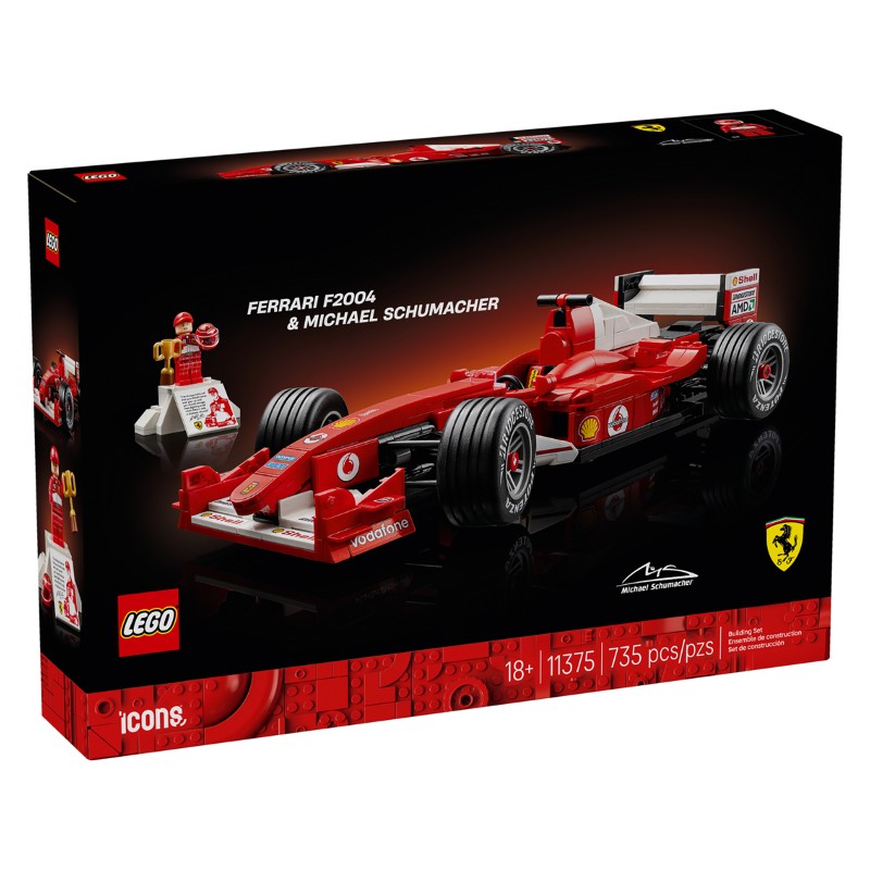 LEGO 11375 Ferrari F2004 y Michael Schumacher