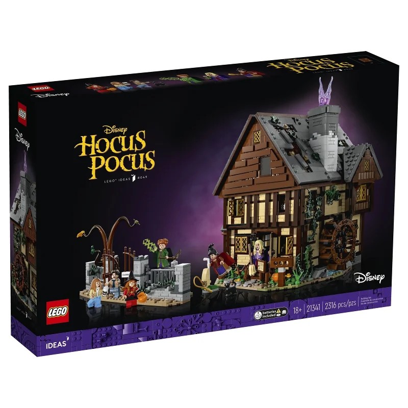 LEGO 21341 Disney el Retorno de las Brujas: Cabaña de las Hermanas Sanderson