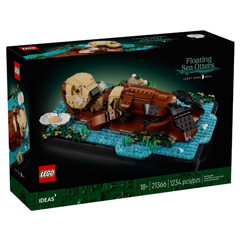 LEGO 21366 Nutrias Marinas a Flote