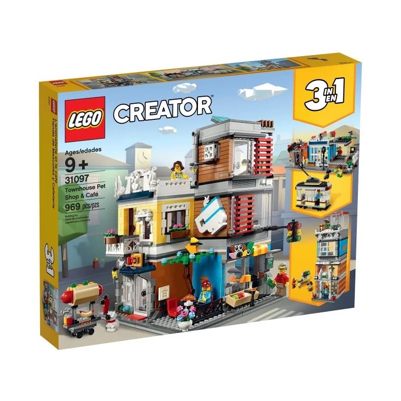 LEGO 31097 Tienda de Mascotas y Cafetería