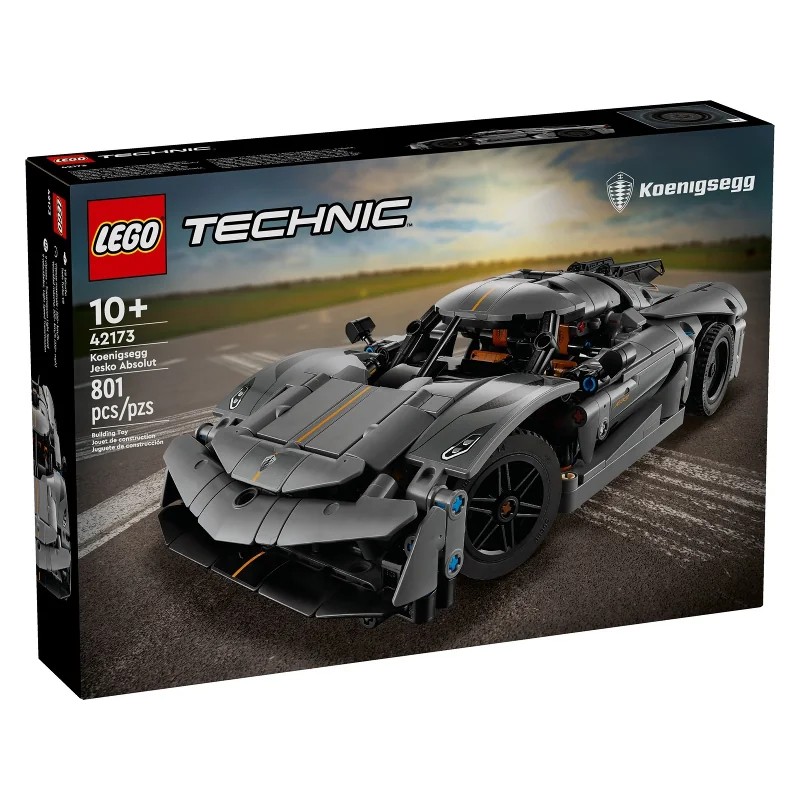 LEGO 42173 Hipercoche Koenigsegg Jesko Absolut Gris