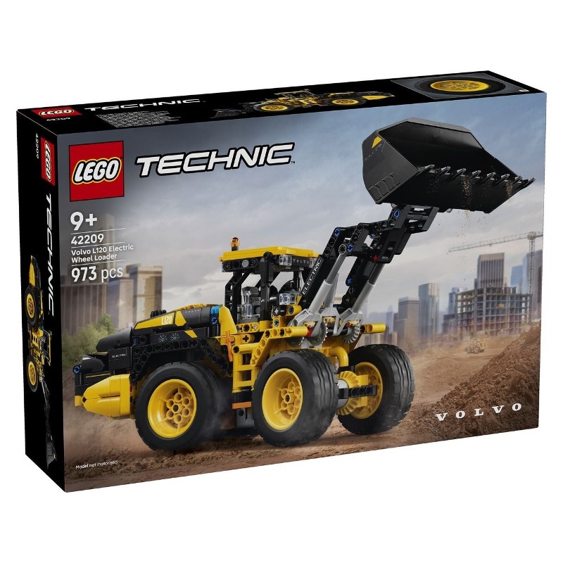 LEGO 42209 Cargadora con Ruedas Volvo L120 Electric