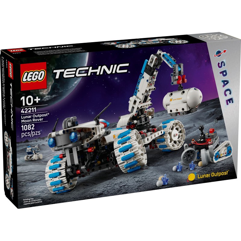 LEGO 42211 Vehículo Espacial Lunar Outpost: Róver Lunar