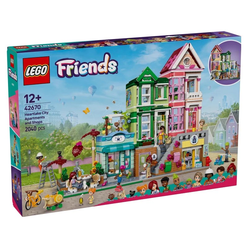 LEGO 42670 Apartamentos y Tiendas de Heartlake City