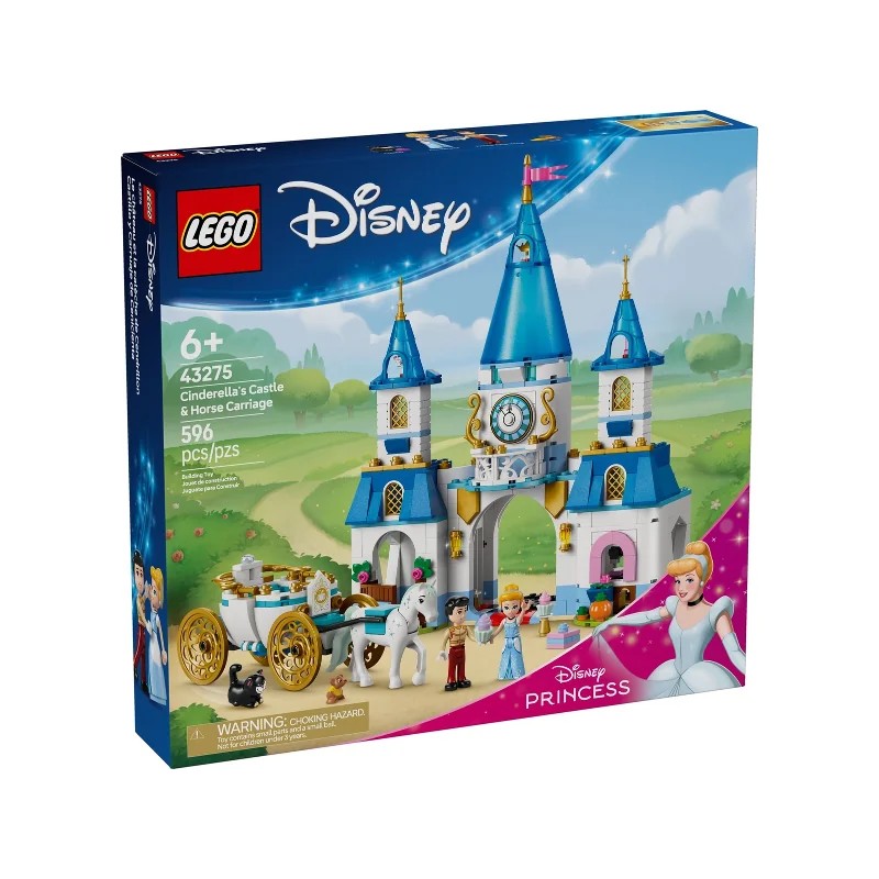 LEGO 43275 Castillo y Carroza de Cenicienta
