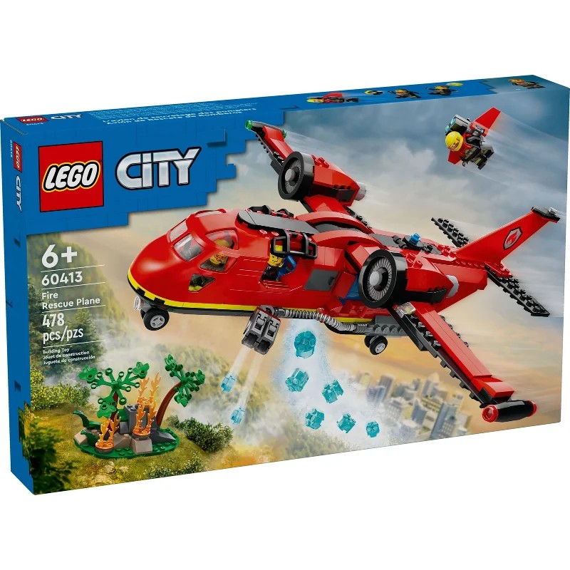 LEGO 60413 Avión de Rescate de Bomberos