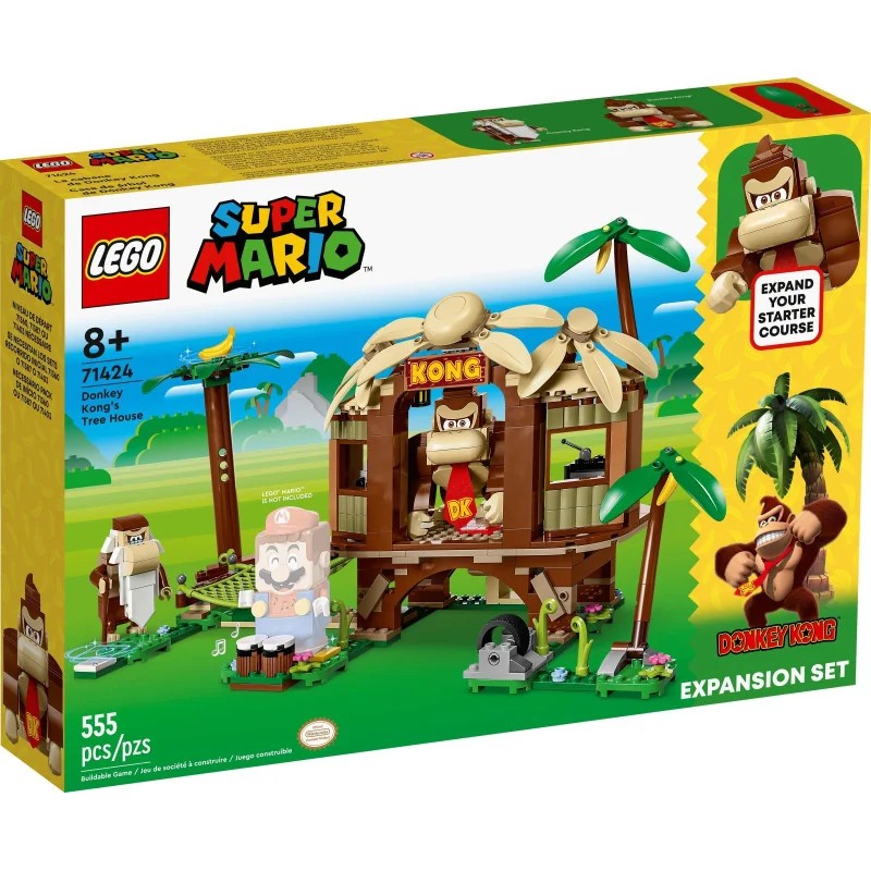 LEGO 71424 Set de expansión: Casa del árbol de Donkey Kong