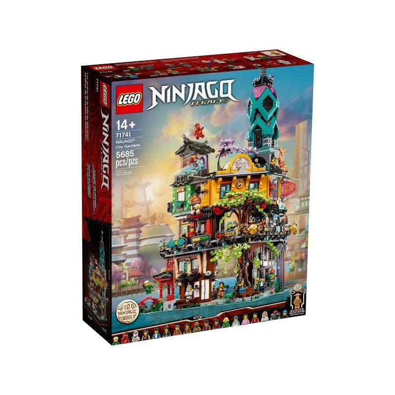 LEGO 71741 Jardines de la Ciudad de NINJAGO