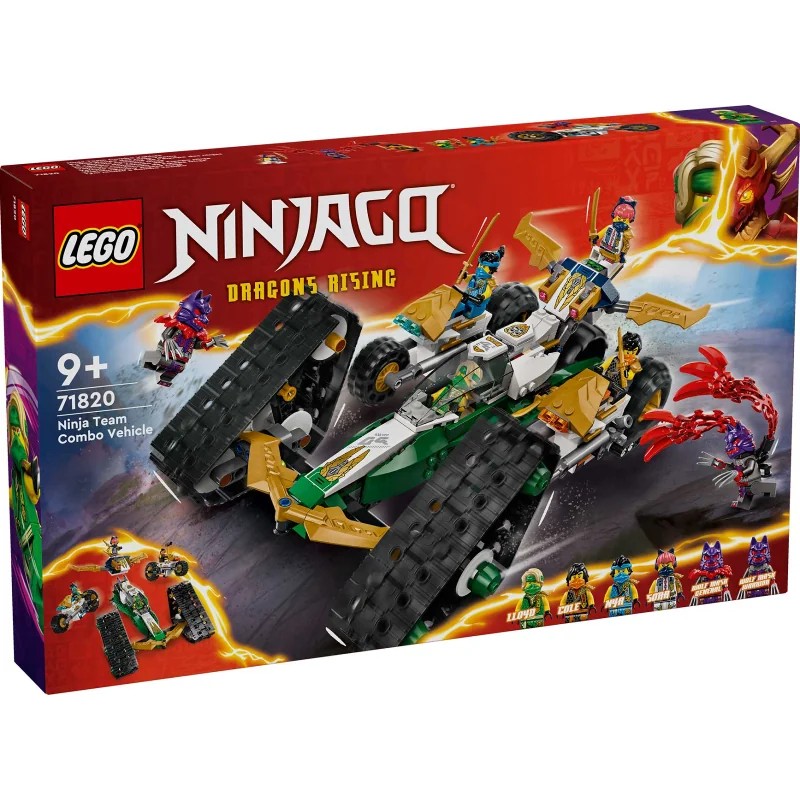 LEGO 71820 Vehículo Combinado del Equipo Ninja