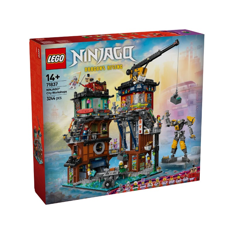 LEGO 71837 Talleres de la Ciudad de NINJAGO