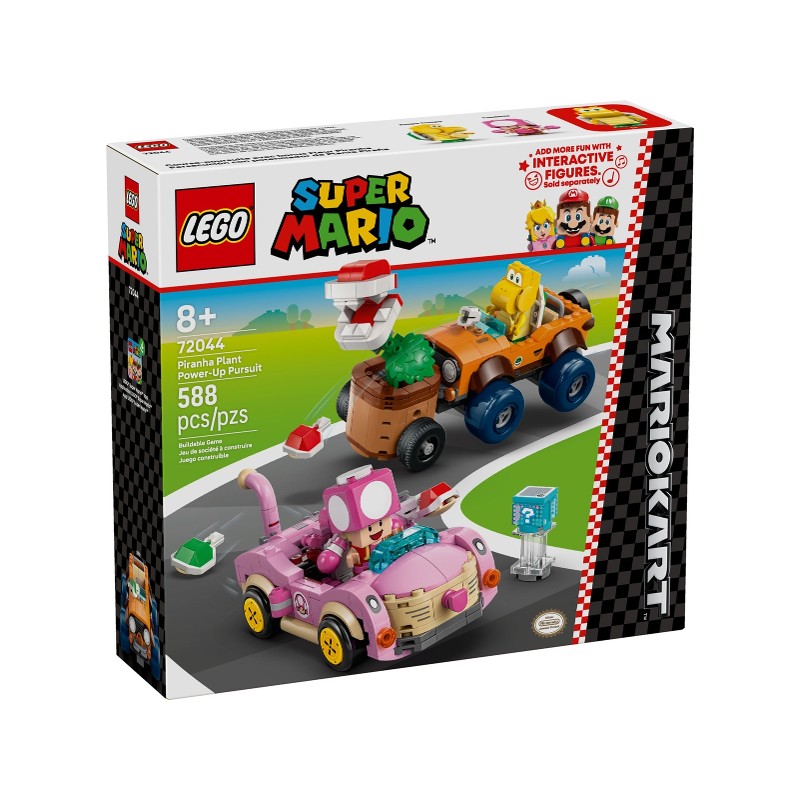 LEGO 72044 Mario Kart – Persecución con potenciador de Planta Piraña