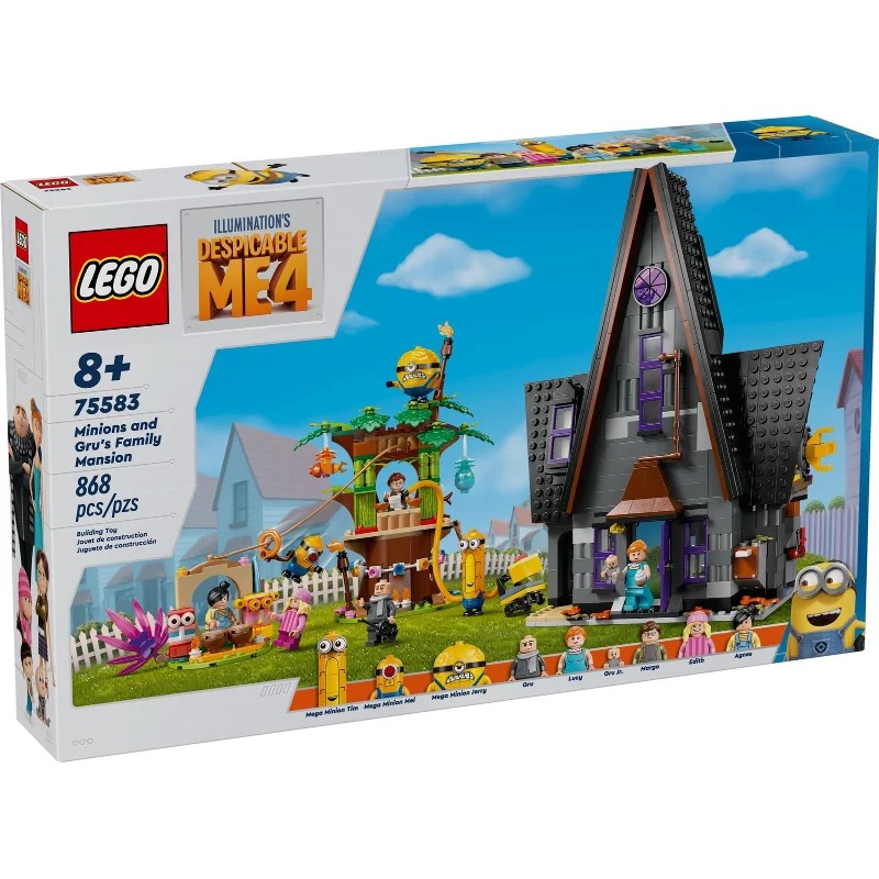 LEGO 75583 Minions y Mansión Familiar de Gru