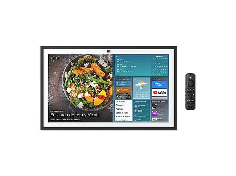 Pantalla inteligente con Alexa - Amazon Echo Show 15, Full HD de 15.6", con Alexa, Fire TV integrado y mando por voz Alexa, Negro
