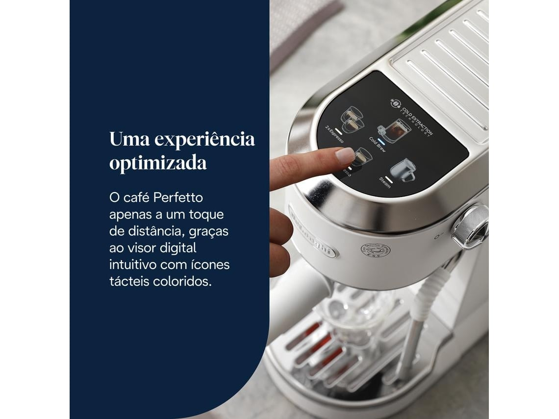 Máquina de Café EXPRESSO DELONGHI DEDICA DUO EC890.WI