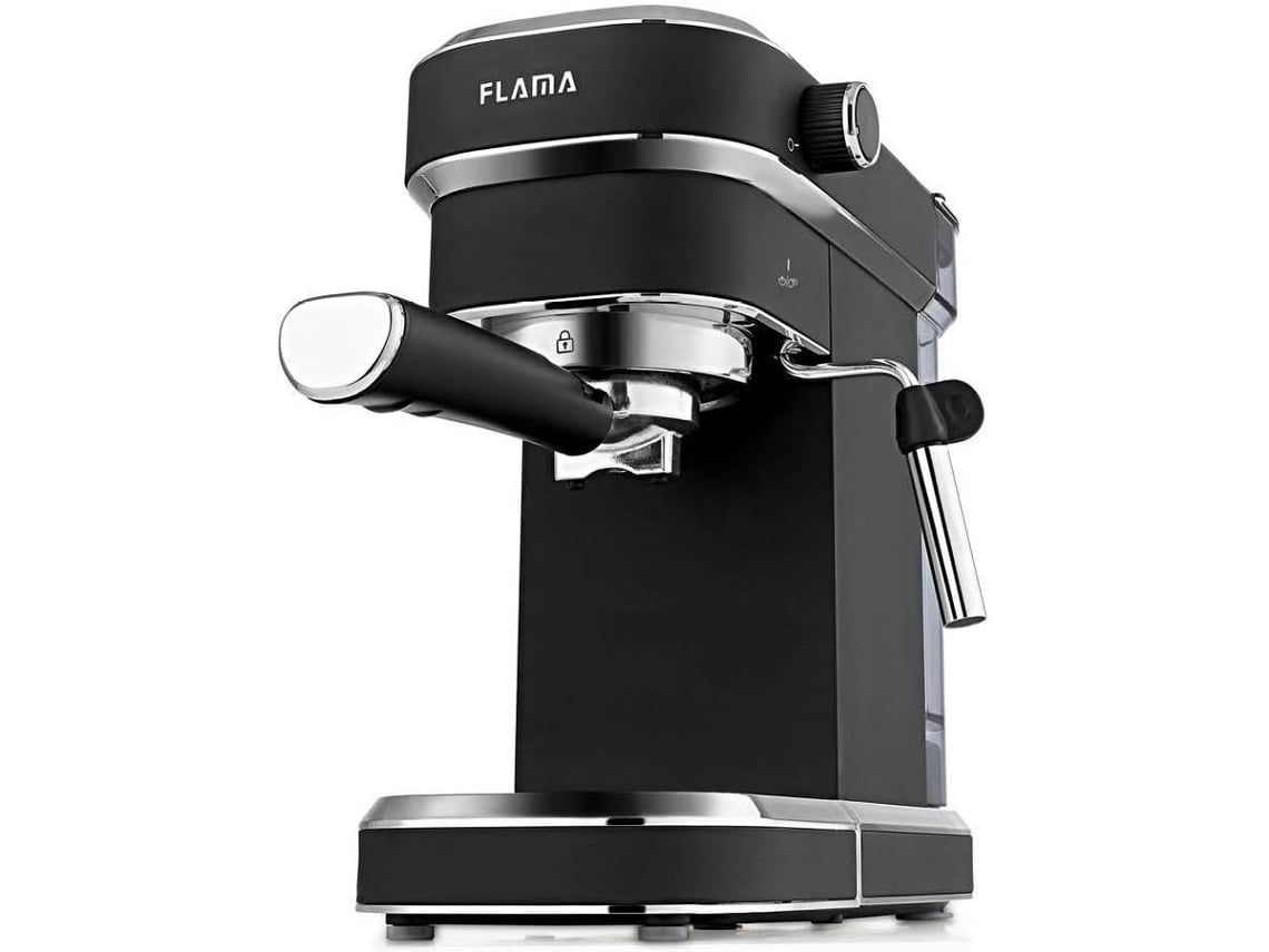 Cafetera FLAMA 1266FL NEGRO (20 bar - Café Molido y monodosis)