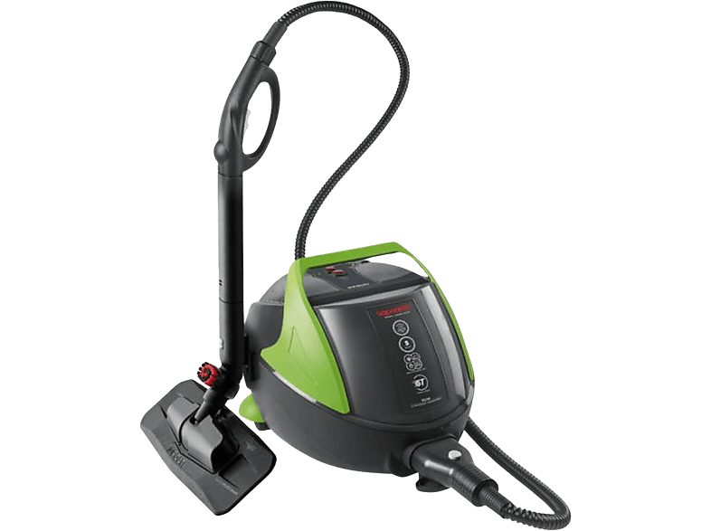 REACONDICIONADO Seminuevo Muy bueno Limpiador de vapor - Polti Vaporetto Pro 95 Turbo Flexi, 1.3 l, 1100 W, 5 bares, Negro y Verde
