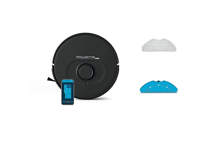 Robot aspirador - ROWENTA X-Plorer  Series 75 S Neo RR85E1WH, Autonomía 120 min, Negro