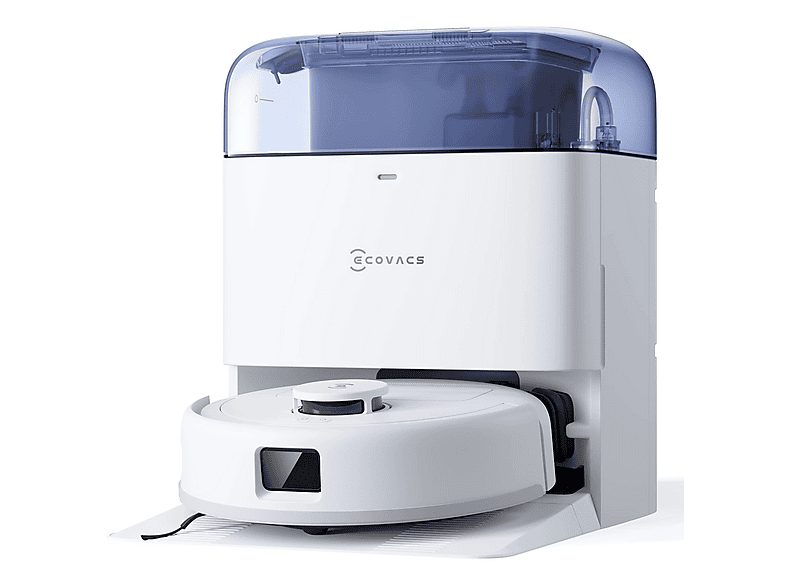 Robot friegasuelos - ECOVACS Deebot Mini Blue, 40,00 W, Potencia de succión 9 kPa, Depósito 1,40 l, Autonomía 128Min., Blanco